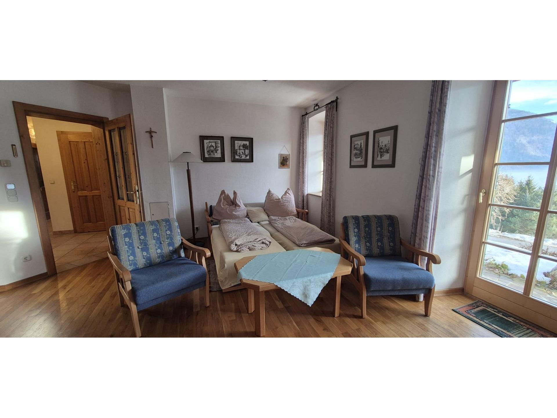 Schlafcouch in Wohnzimmer
